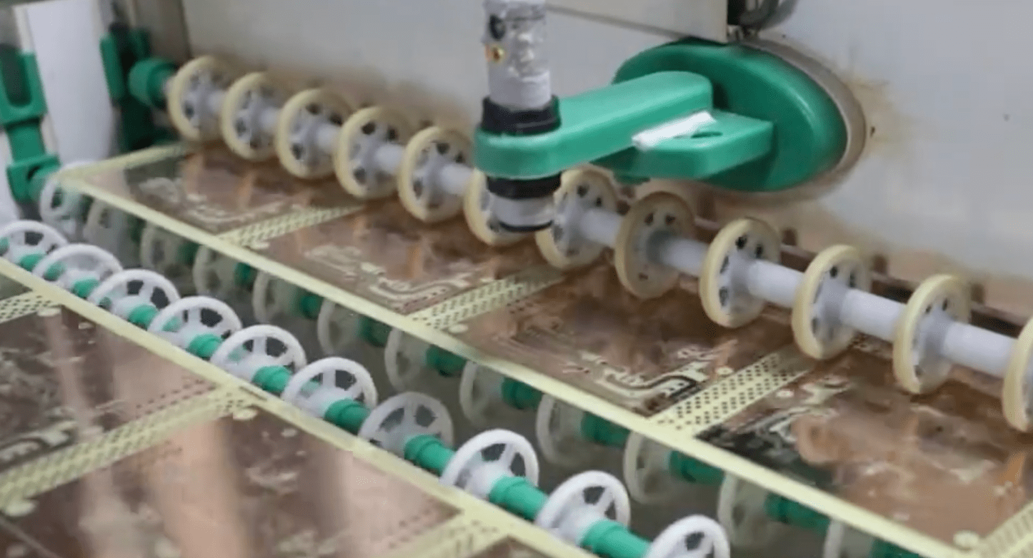 etch the inner layer