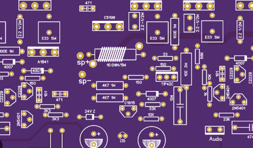 Audio Amplifier PCB