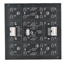6L Black High Density Holes PCB with 300,000 holes per sqm