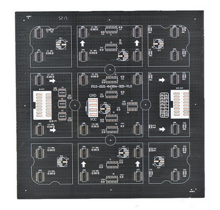 6L Black High Density Holes PCB with 300,000 holes per sqm